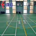 Lantai PVC untuk Lantai Badminton Painted Badminton Cour