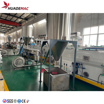 Línea de producción de granuladores de polvo de PVC