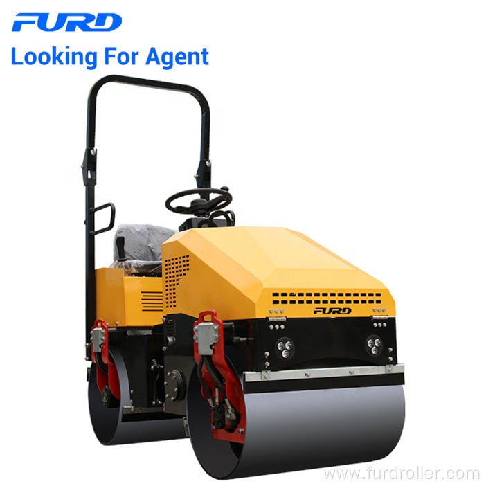 1000kg Capacity Double Drum Vibratory Road Roller 1000kg Capacity Double Drum Vibratory Road Roller FYL-890