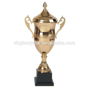 Classical golden metal trophy awards creative metal trophy