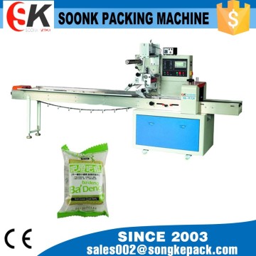 fresh aubergines packing machine/flow vegetable wrapping machine