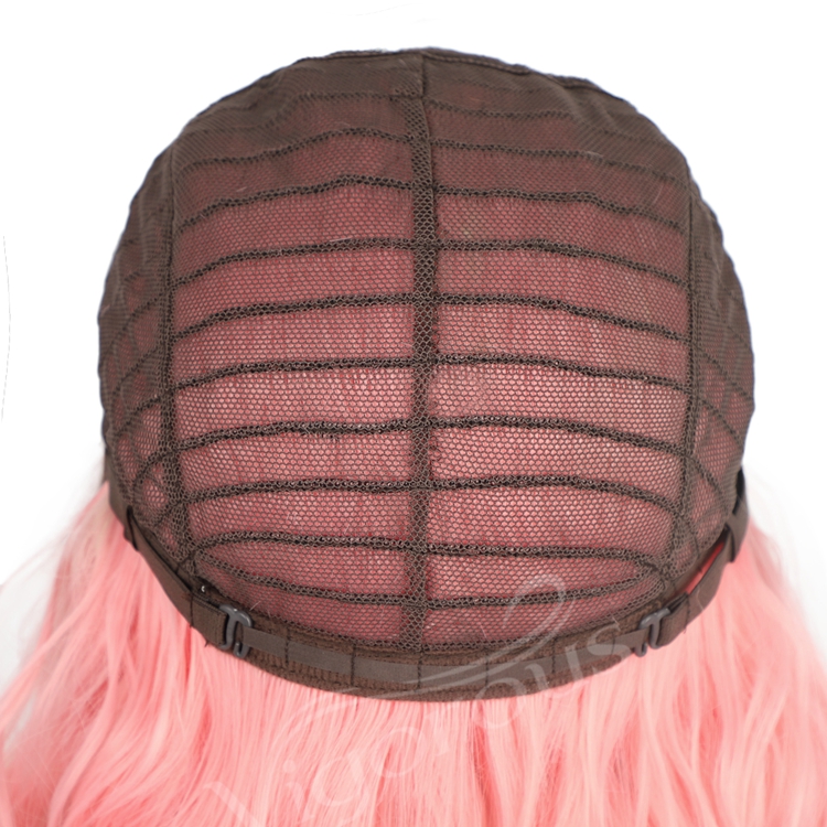 Colorful Ombre Wholesale For Women Pre Plucked Deep Wave Heat Resistant Short Bob Cut Wigs Lace Front Synthetic