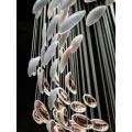 elegant led chandelier hotel lobby pendant lamp