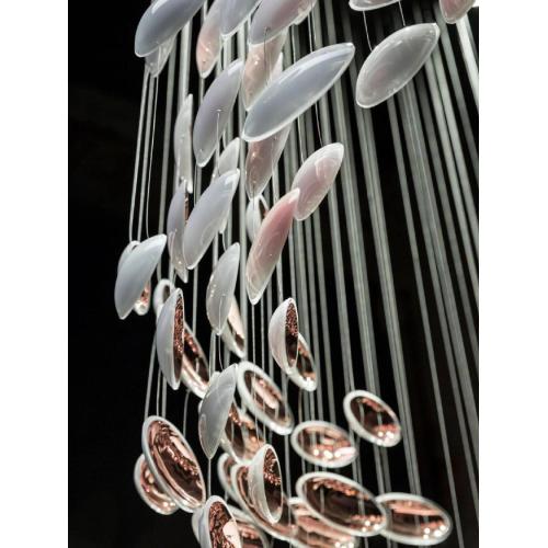 elegant led chandelier hotel lobby pendant lamp