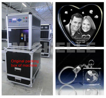 Galvo scanner laser 3d laser crystal cube inner engravig machine