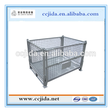 Warehouse Wire Mesh Cage Steel Box Pallet