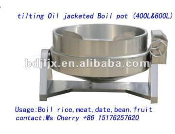 Oil Jacketed industrial Boiling pot