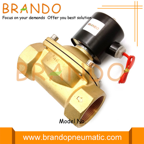 2W Σειρά 2W500-50 2 &quot;NC Brass Solenoid Valve