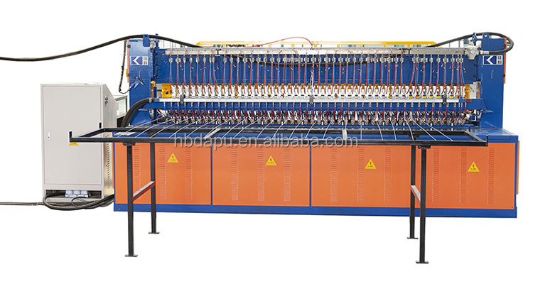 Fully automatic 3d fence mesh production line