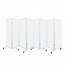 Office Movable Folding Screen Room Dividers Partitions On Wheels