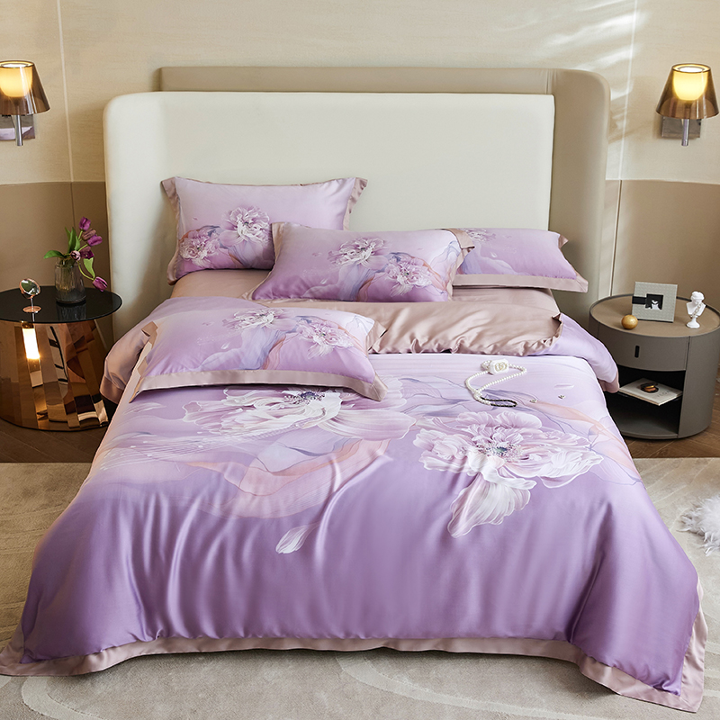 New luxury lyocell 100% TENCEL bedsheet bedding sets