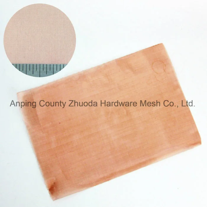 China Premium EMI Copper Wire Mesh Rfi Copper Wire Shielding Mesh