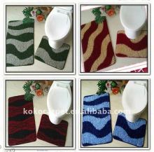 New 2 pcs rug set, pp frizzy rug set, bathroom rug set