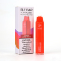 Elf bar 2500 puffs vaporizador de cristal descartável