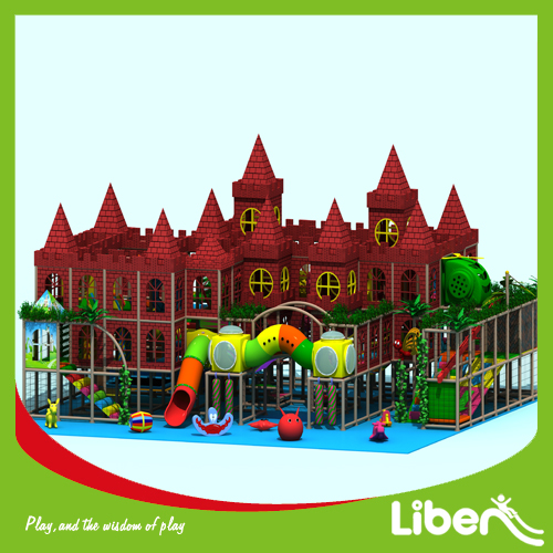 Natural children indoor playground equipment