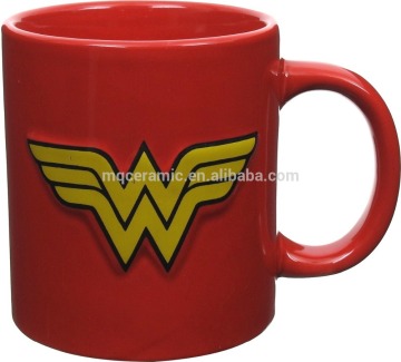 Embossed logo Ceramic mug