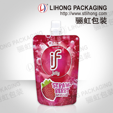 Custom Piastic Chidren Fruit Drink Bag