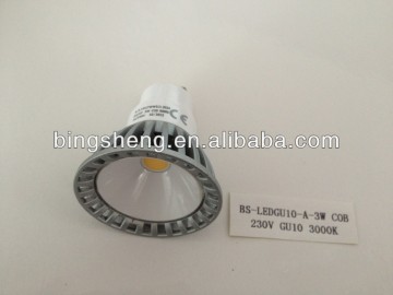 New products 3W LED COB bulb light with GU10 base