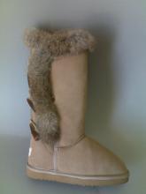 Lady's Fashion Sheepskin Snow Boot