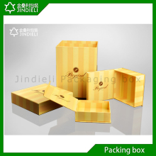 Handmade wood veneer chocolate gift folding boxes