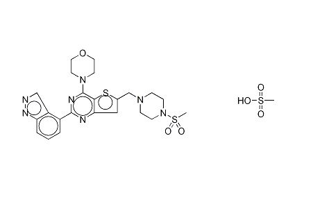 GDC-0941; GDC0941; GDC 0941; Bimesylate PI3K Inhibitor CAS 957054-33-0