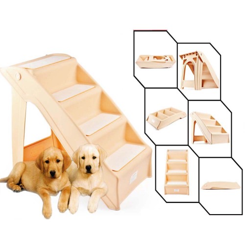 EASTONY SAFETY TESTED Folding Pet Stairs