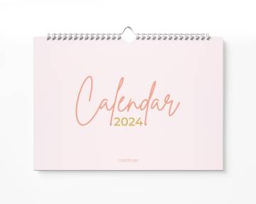 Minimalist Yearly Monthly Wall Calendar Planner