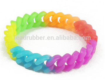 silicone Twist fashion bracelet