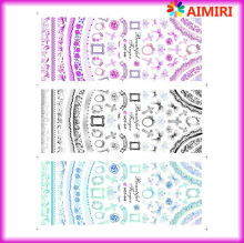water trasnfer decal paper printing nail art sticker HOT046-048