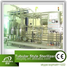 Plate milk shake pasteurizer