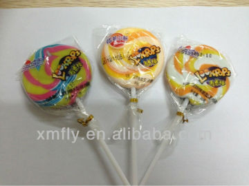 small swirl lollipop hard candy