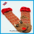Kinderen modieuze dierlijke gedessineerde bont pantoffel sokken