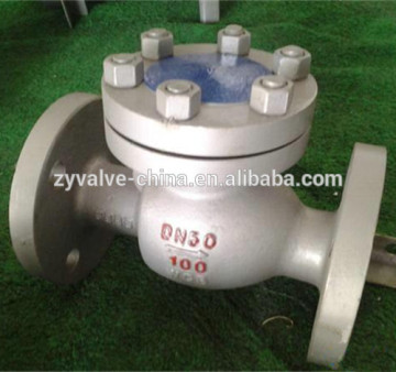 DIN standard cast iron flange check valve