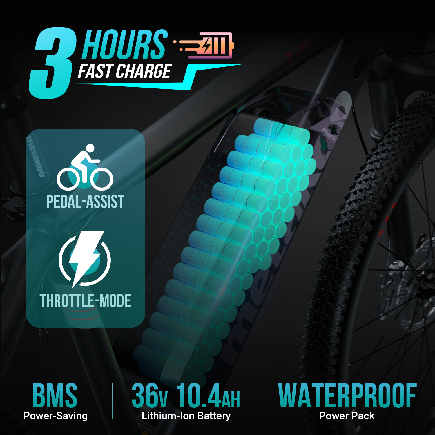 2022 Long range central motor 36V 350W electric mountain bike trek wholesale full suspension Electric Bike