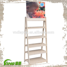 Retail Store Wood Display Shelf , Promotion Display Stand , Food Display Stand