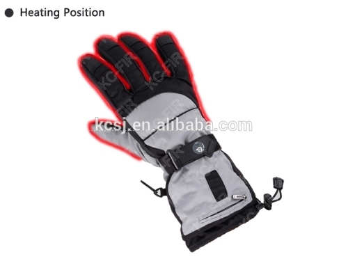 7.4V rechargeable heated ski gloves keep warm ski gloves