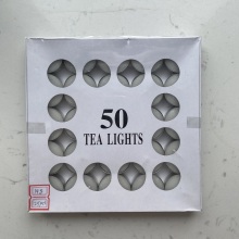 50pCS 12G 4HOURS CLEAN BURN TEA LIGHT
