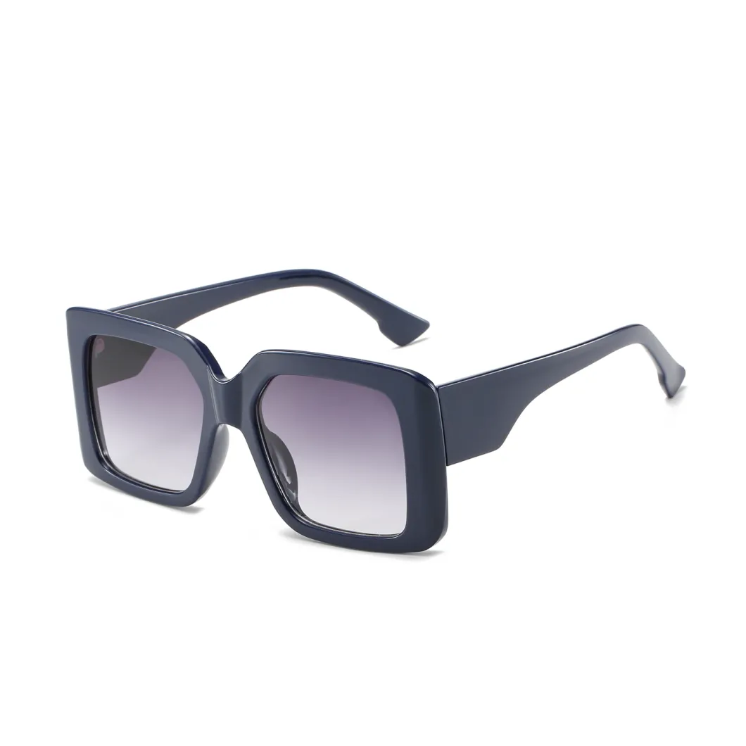 2020 Ready Made Hot Selling Square Shiny Women Fashion Sunglasses