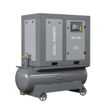 ORM New Design Industrial Direct Driven Air Compressors with Air Tank Screw Air Compressor