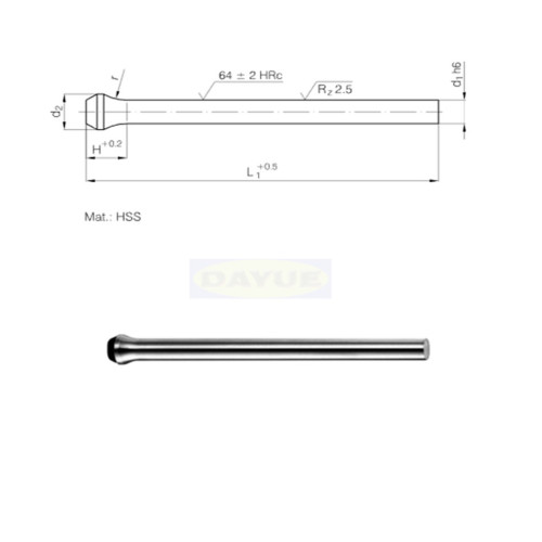 Μηχανική κατεργασία σφραγίδων HSS Material Trombone