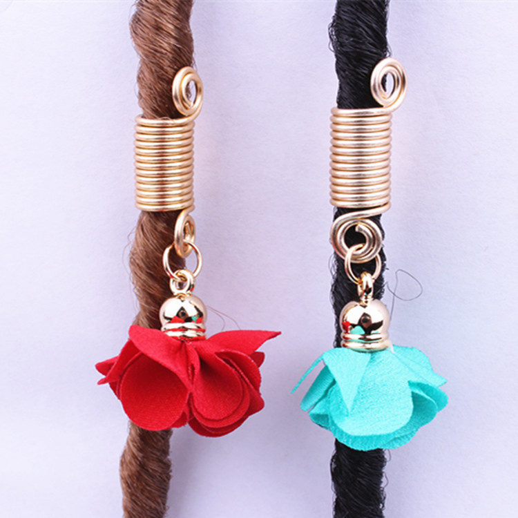 Hair Jewelry Rings Decorations Pendants Aluminum Dreadlocks Beads Metal Cuffs Hair Decorations Rings Accessories
