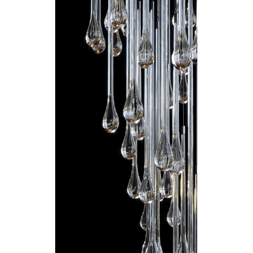 Custom Raindrop Teardrop Lobby Decorative Chandelier