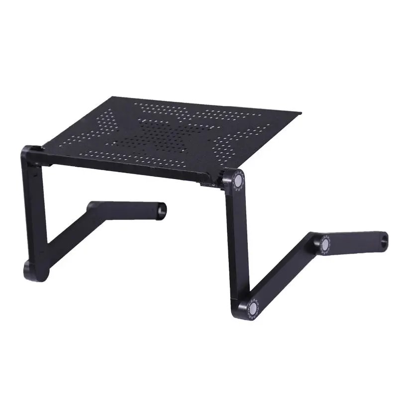 China Manufacturer Foldable Mini Lazy Aluminum Alloy Laptop Office Desk Stand with flexible Legs for Bed and Sofa/