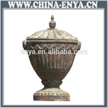 Wholesale Reproduction Antiques, Antique Garden Urn with lid                        
                                                Quality Assured