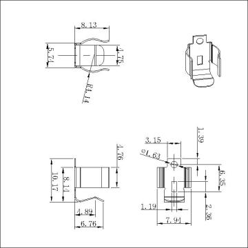 مقطع الاتصال بالبطارية 50 BS-M-XX-X-50