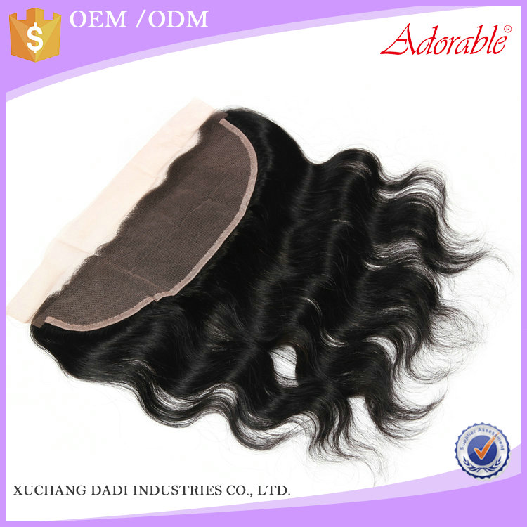 13*4 top lace closure silk straight 100% human hair closure,human hair with frontal lace closure