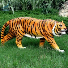 Garden Street Animals Decoration Life Size Fiberglass Resin Polyresin Tiger Statue