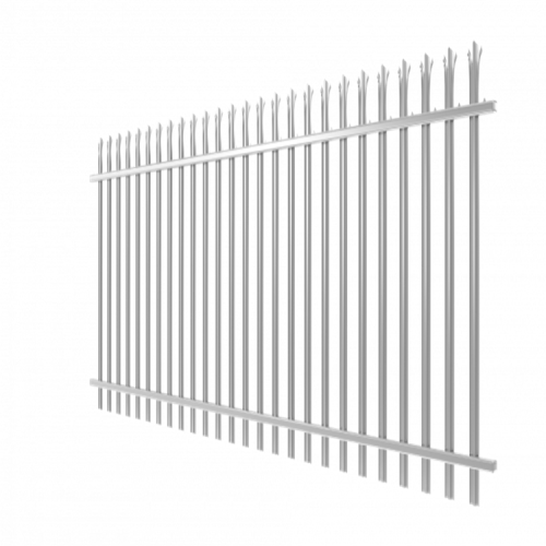 recinzione di palizzata in acciaio