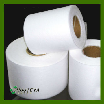 White Spunlace Roll/Spunlace Nonwoven Fabric