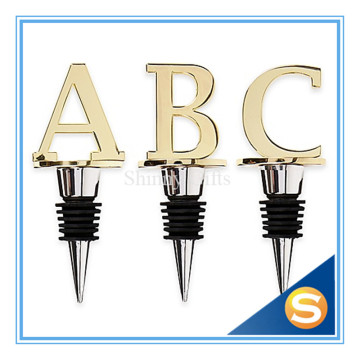 Gold Letters Metal Wine Stopper Wine Bottle Stopper Wine Stopper Wedding Gifts